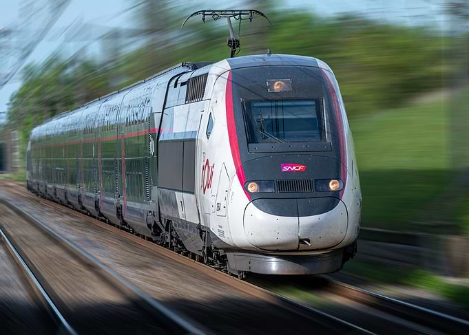 TGV Duplex in Motion