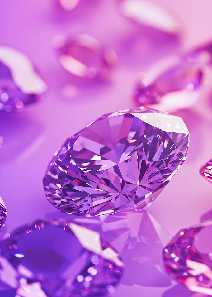 Purple Diamond Gems