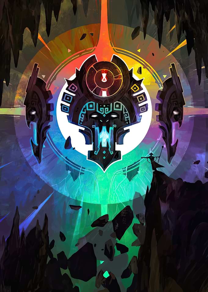 Mystical Mask in Cave