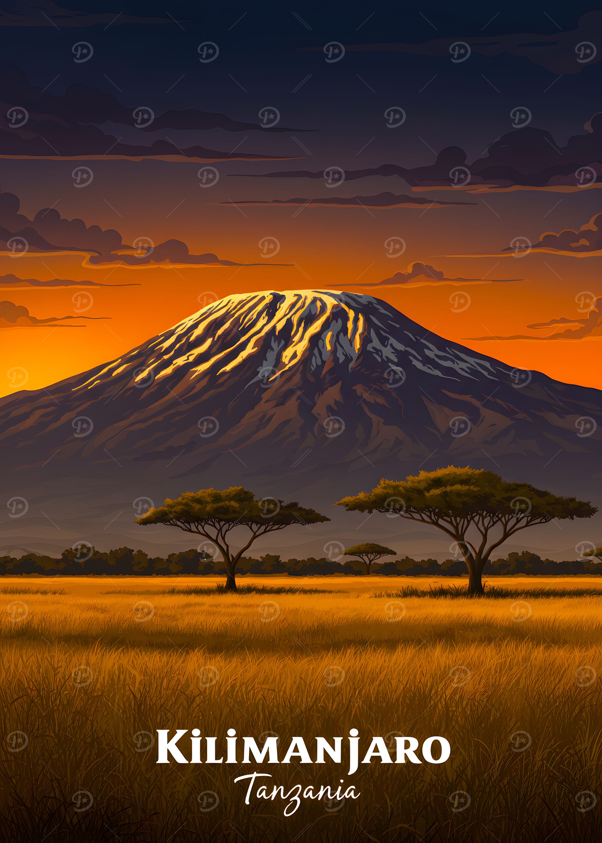 Kilimanjaro Posters Online - Shop Unique Metal Prints, Pictures