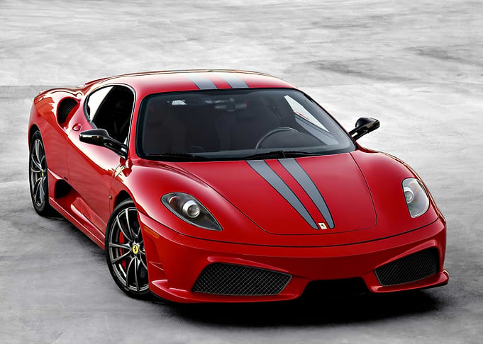 Red Ferrari sports car
