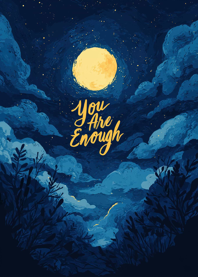 You Are Enough Night Sky