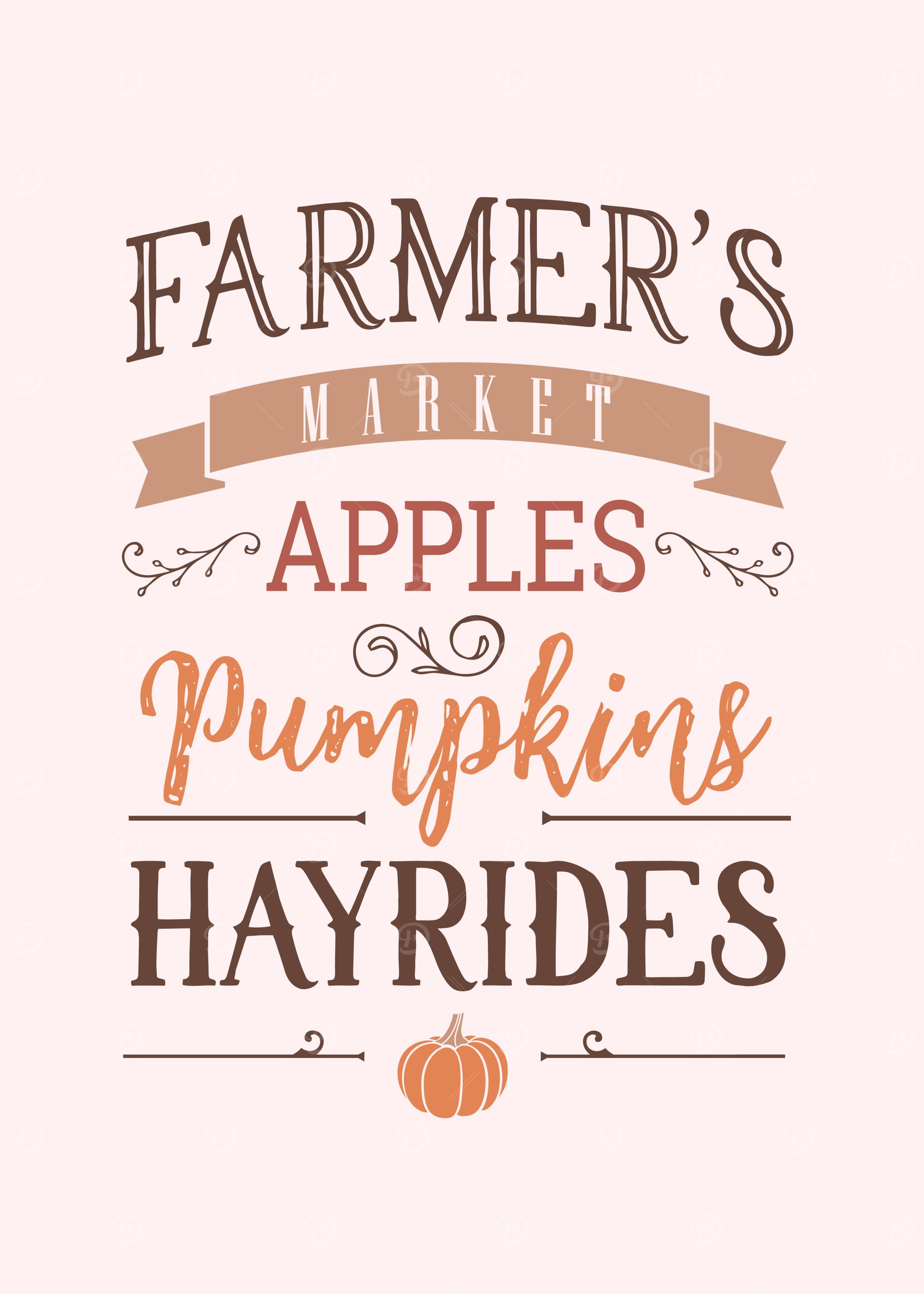 Farmer's Market Fall Sign