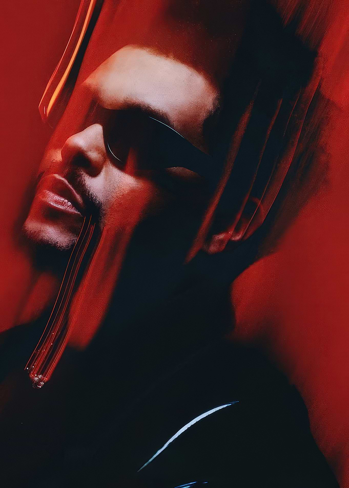 The Weeknd in Red
