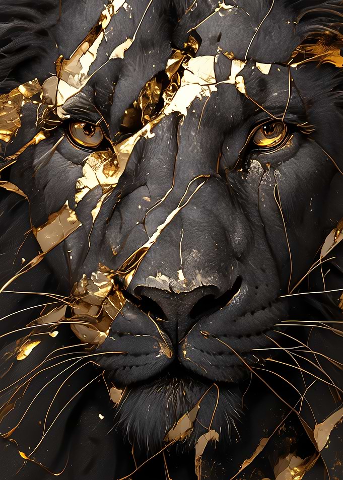 Golden Lion Portrait