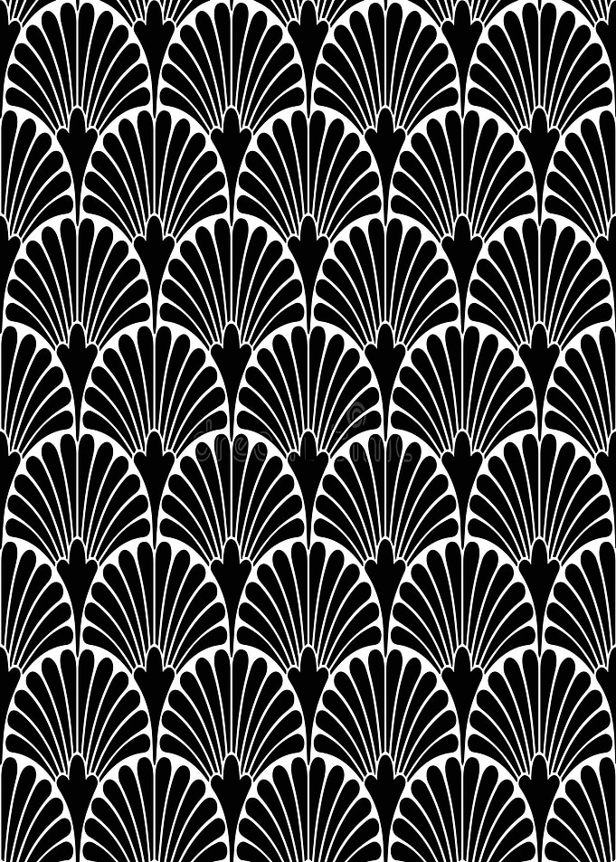 Art Deco Fan Pattern