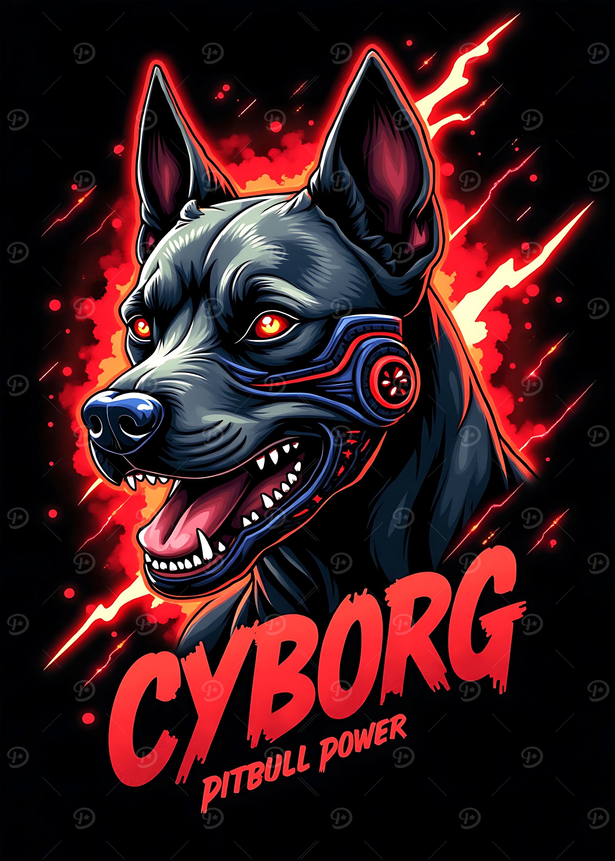 Cyborg Pitbull Power