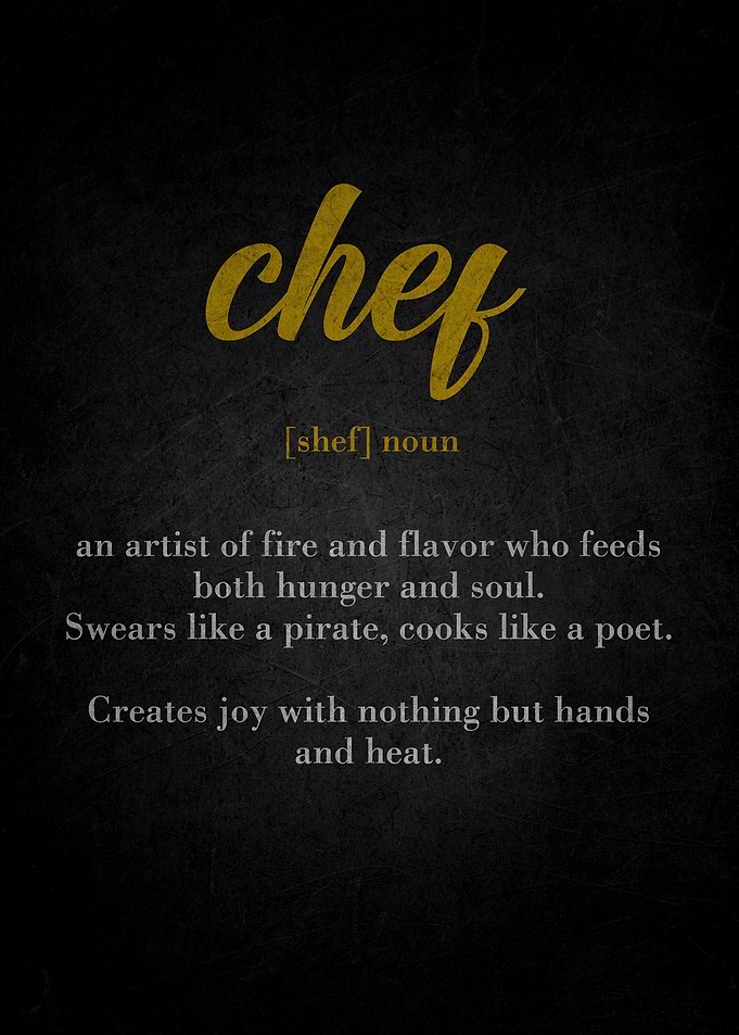 Chef Definition Art Print