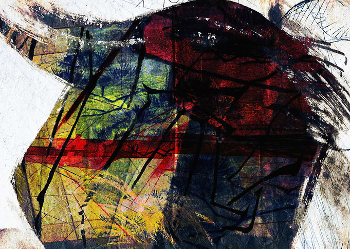 Youth Abstract Brushstroke Painting