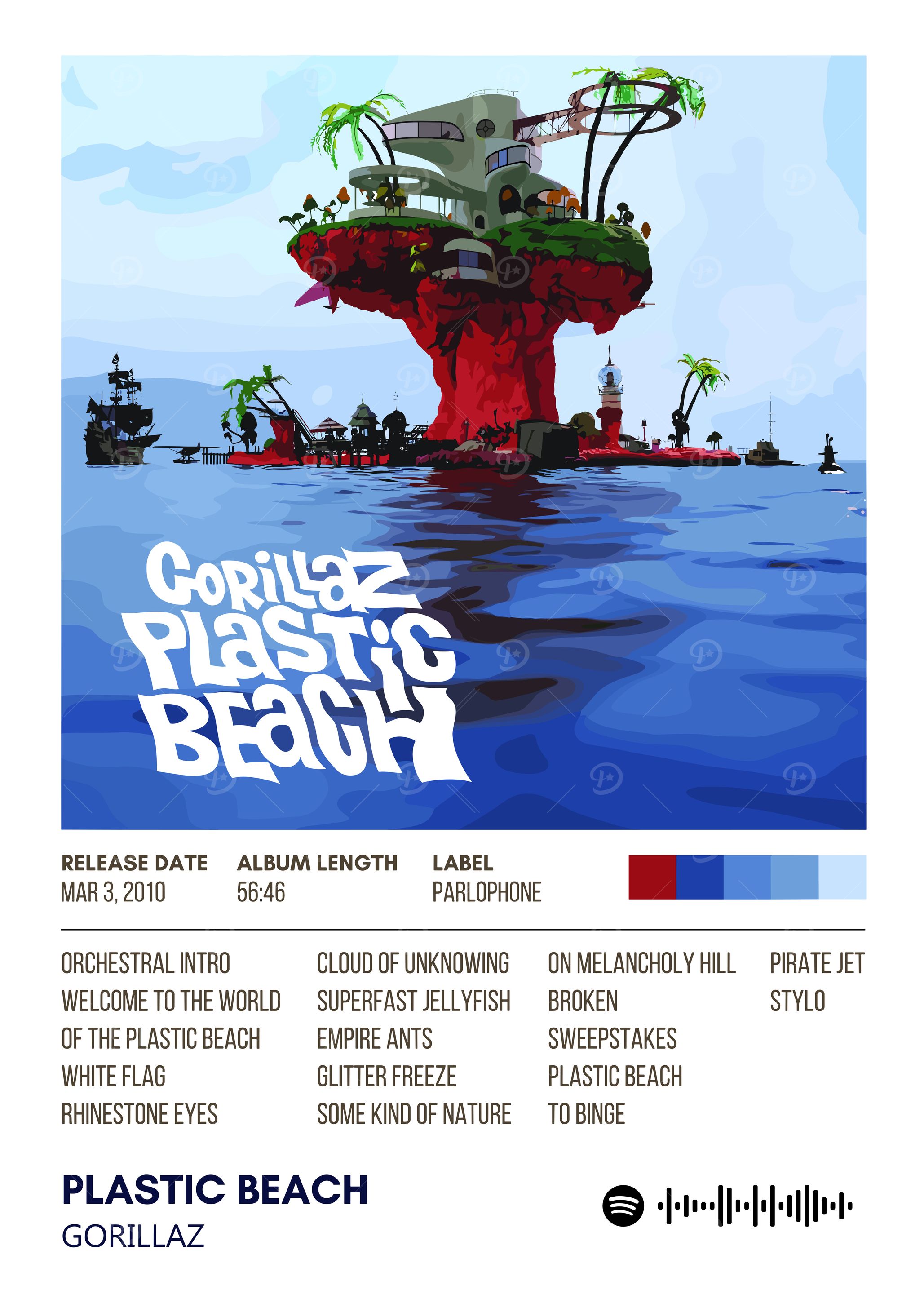 Gorillaz Plastic Beach