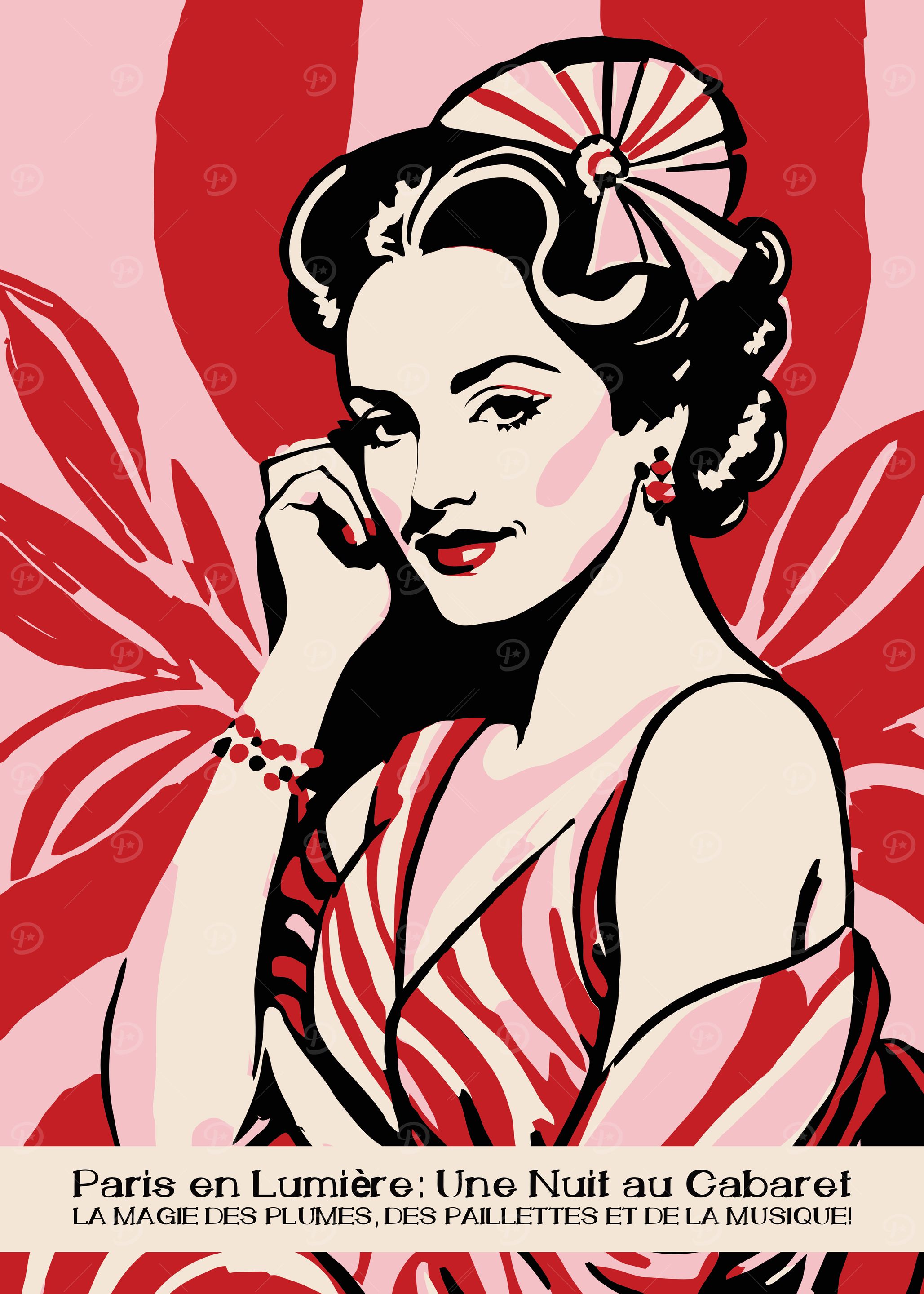 Paris Cabaret Poster Art
