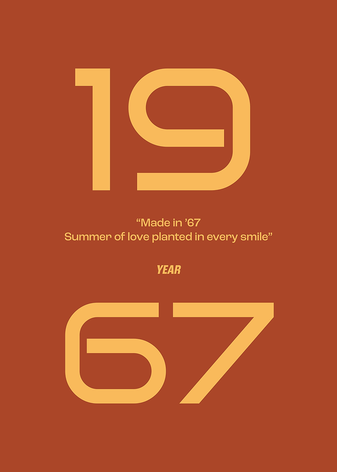 1967 Year Poster