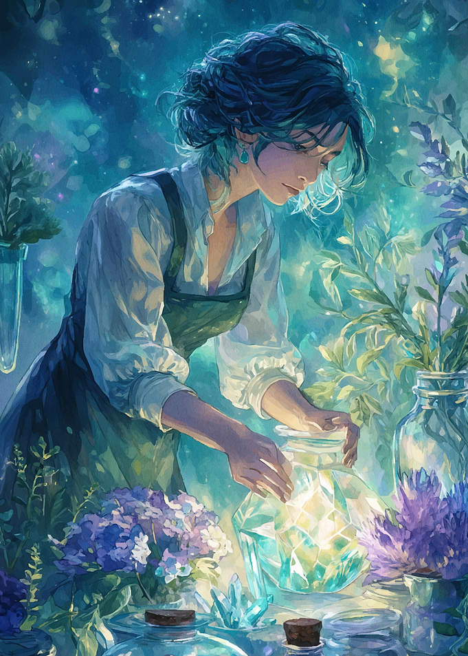 Botanist Glowing Jar