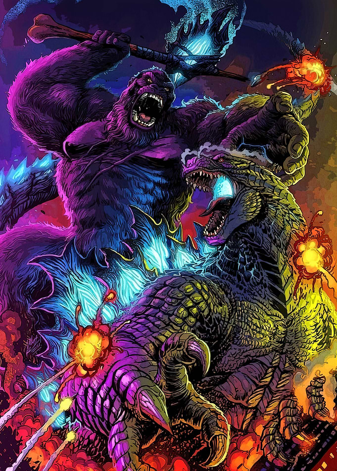 Godzill Kong Battle