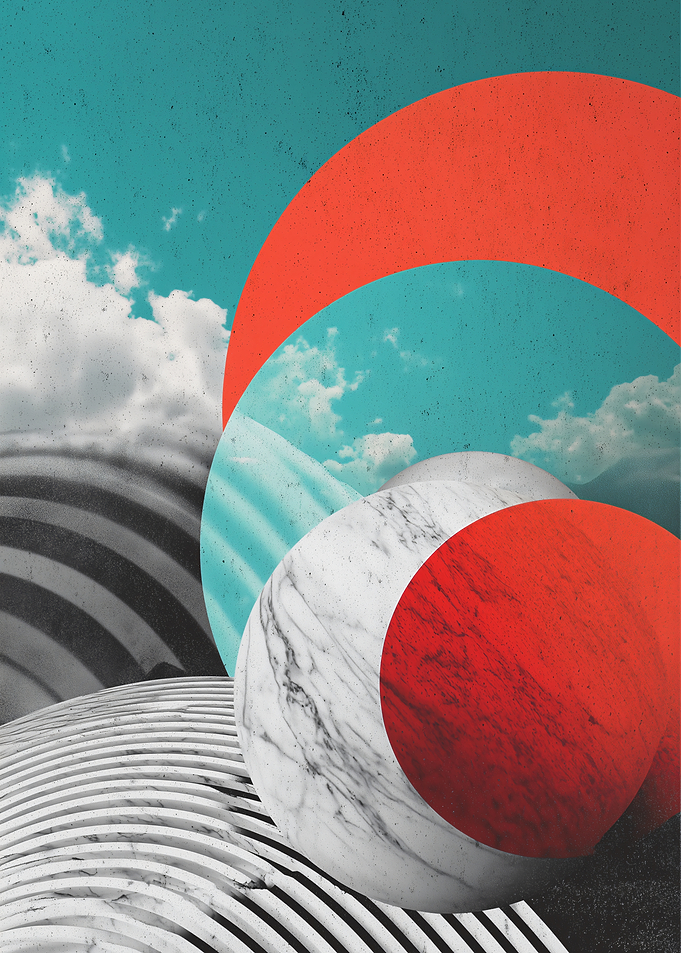 Abstract Spheres and Sky Composition