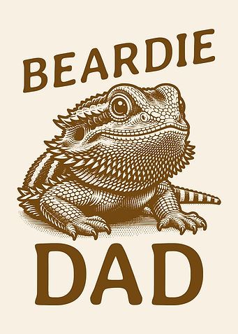 Beardie Dad Bearded Dragon Lover