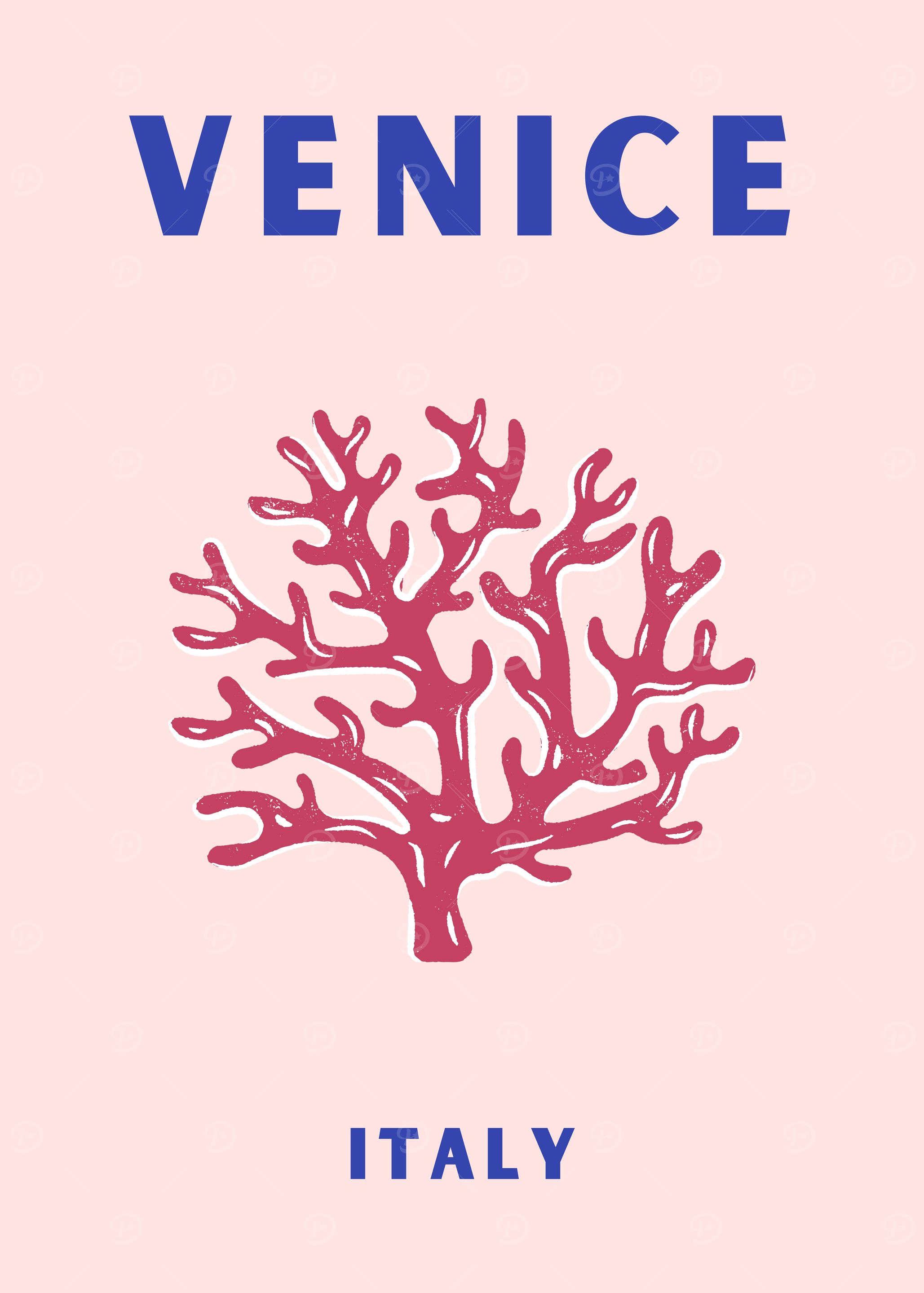 Venice Italy Travel Poster