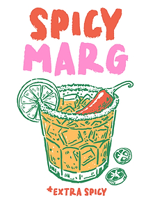 Spicy Margarita Illustration