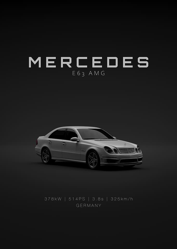 Specs Mercedes E63 AMG Silver