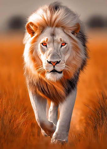 Majestic Lion Portrait