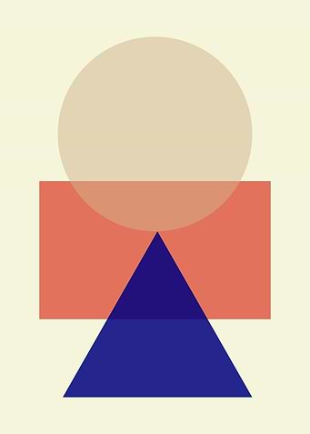 Geometric Shapes Composition