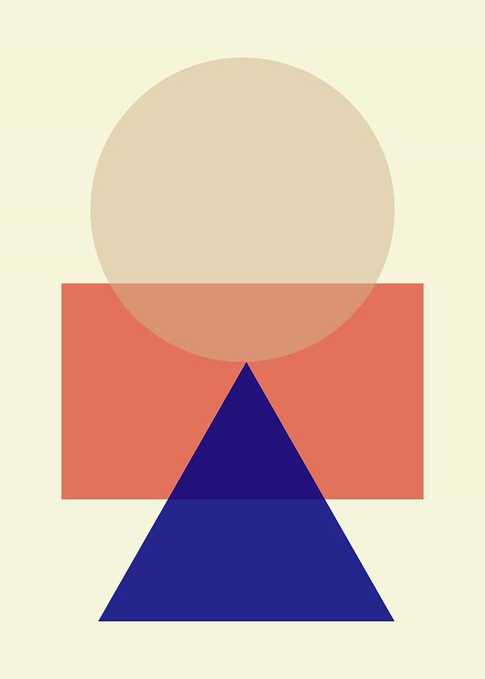 Geometric Shapes Composition