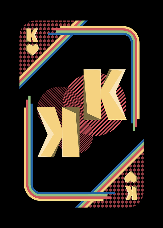 Retro King of Hearts