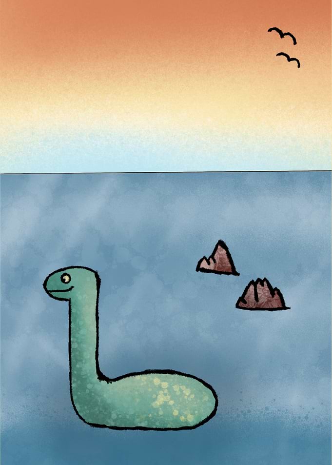 Green Sparkle Nessie