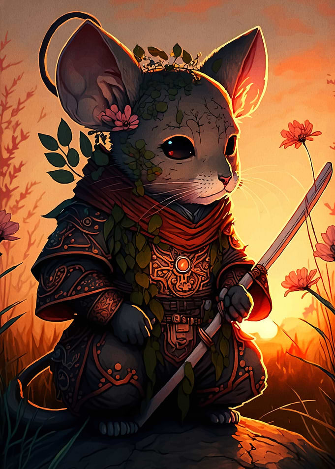 Mouse Warrior Sword