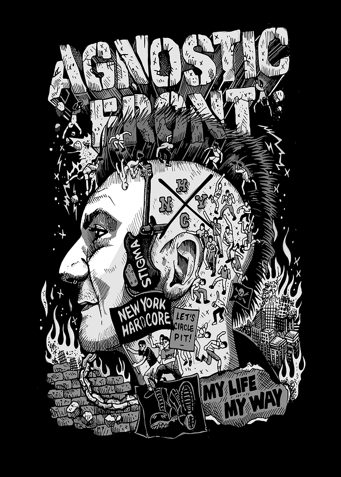 Agnostic Front Hardcore Punk Art
