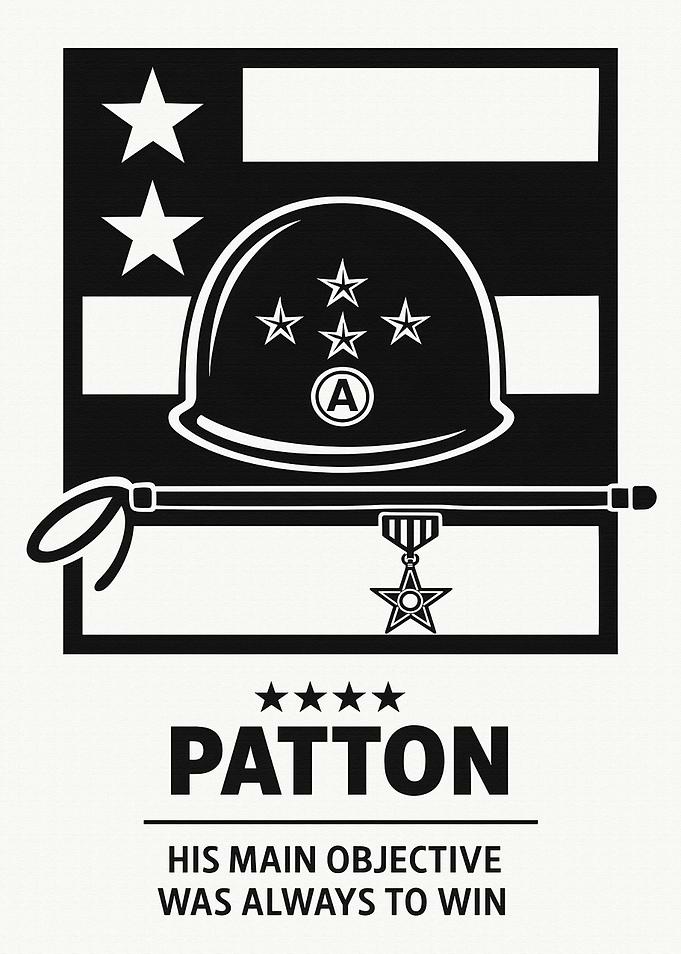 Patton Minimalist Poster