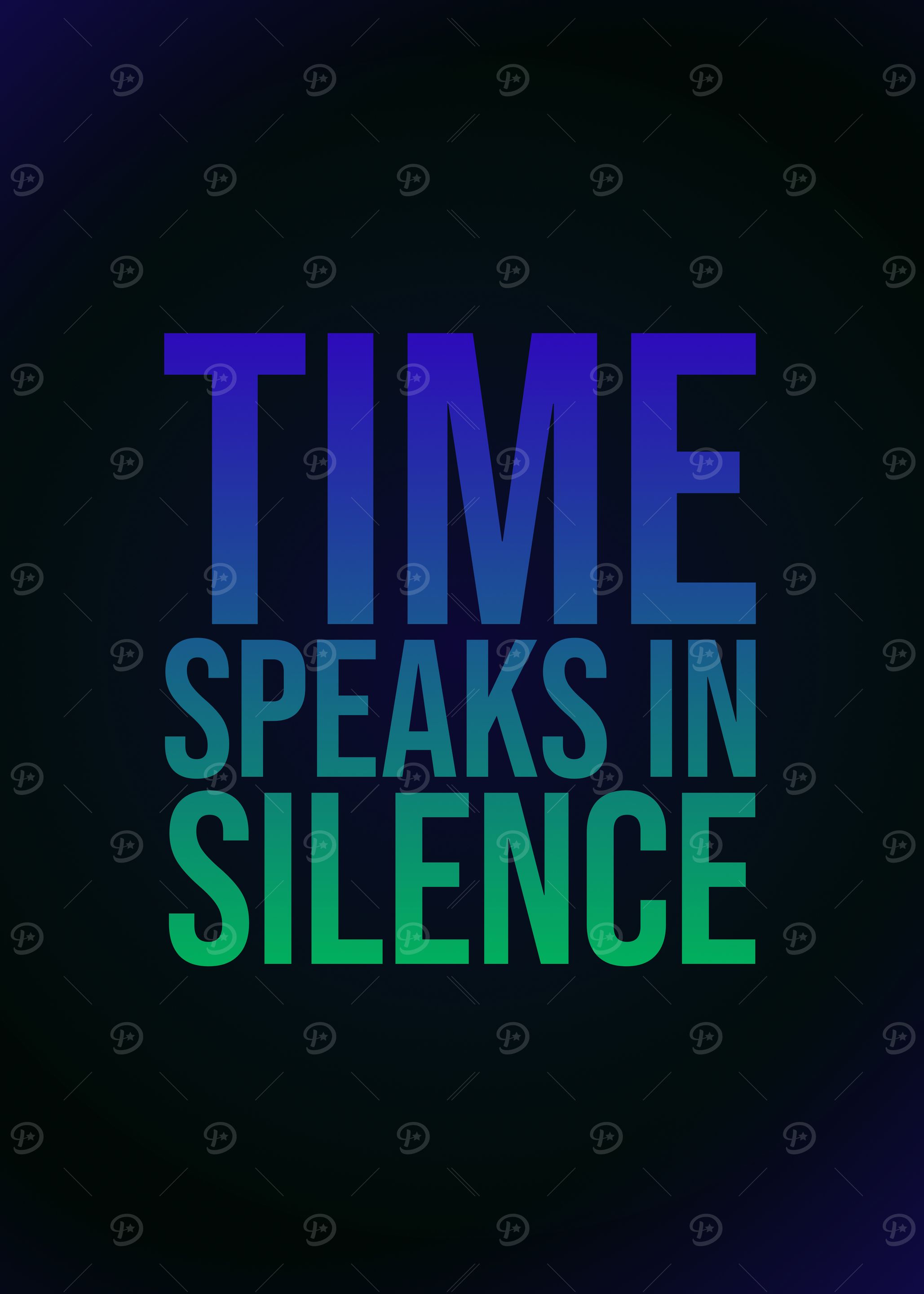 Time Speaks in Silence Good Art
