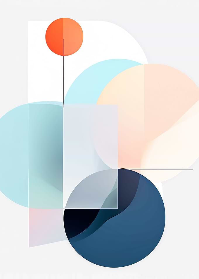 Abstract Geometric Composition with Circles