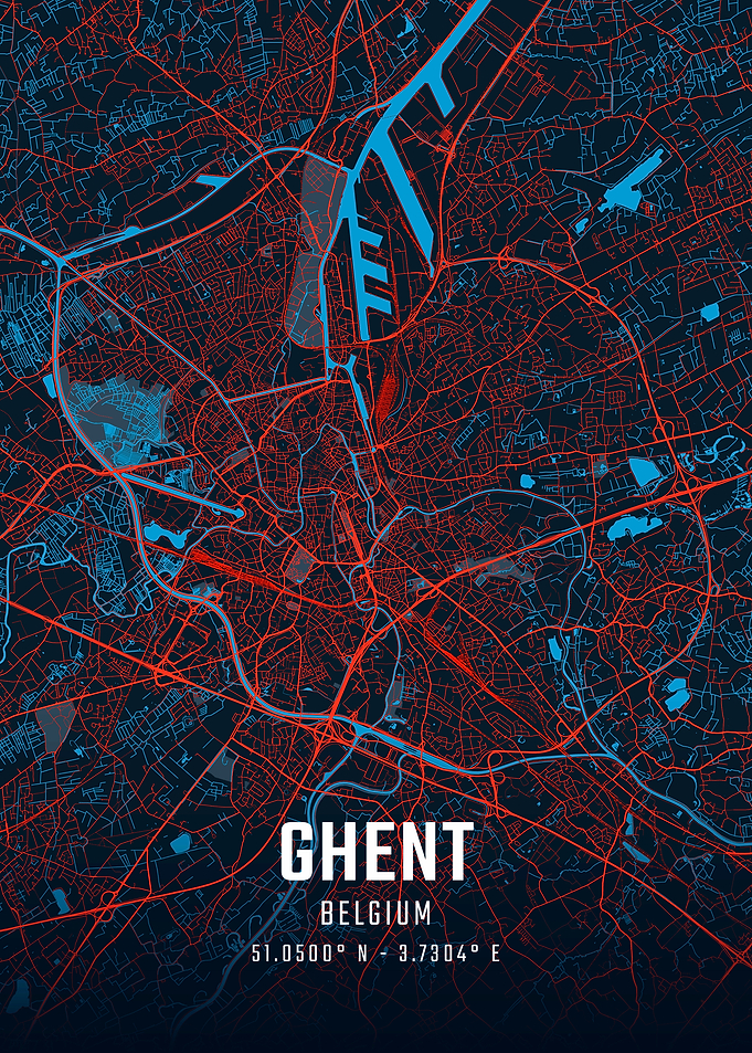 Ghent City Map