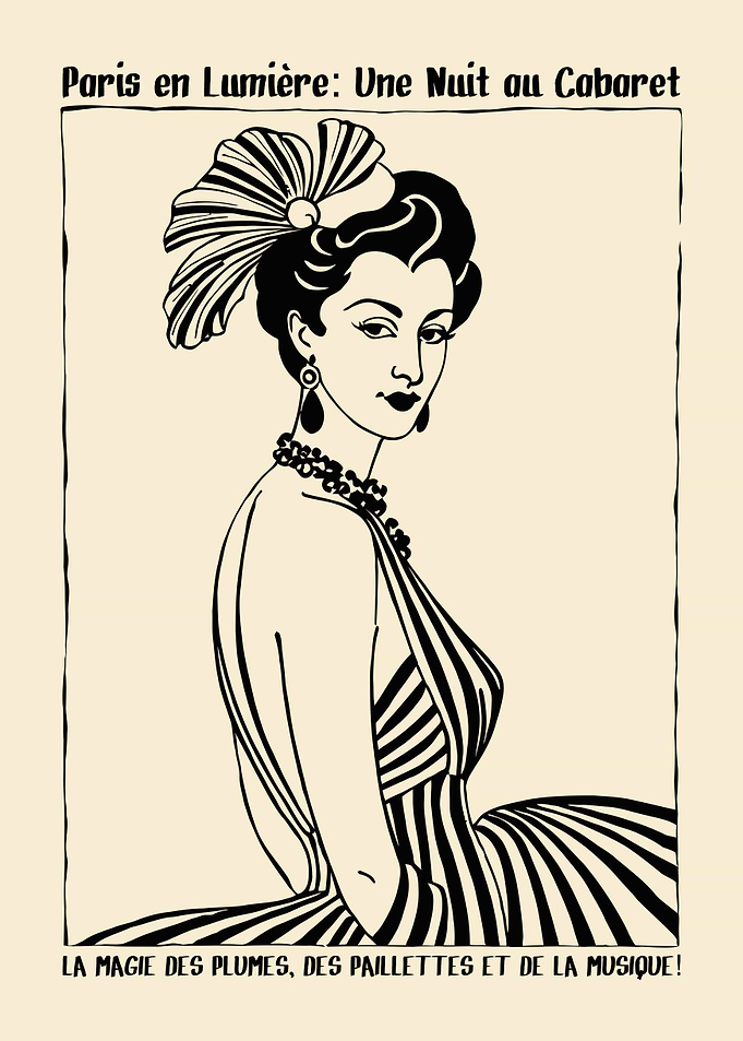 Paris Cabaret Vintage Poster