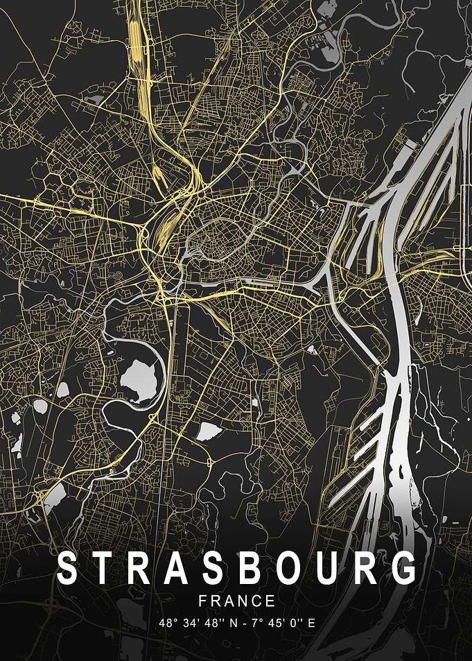 Strasbourg Silver City Map