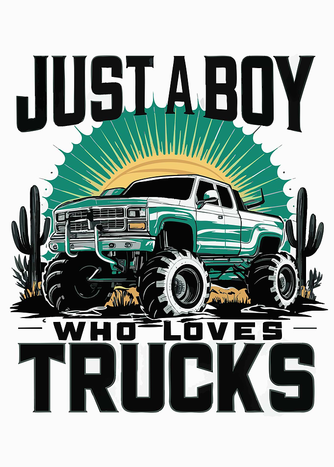 Just a Boy Who Loves Trucks