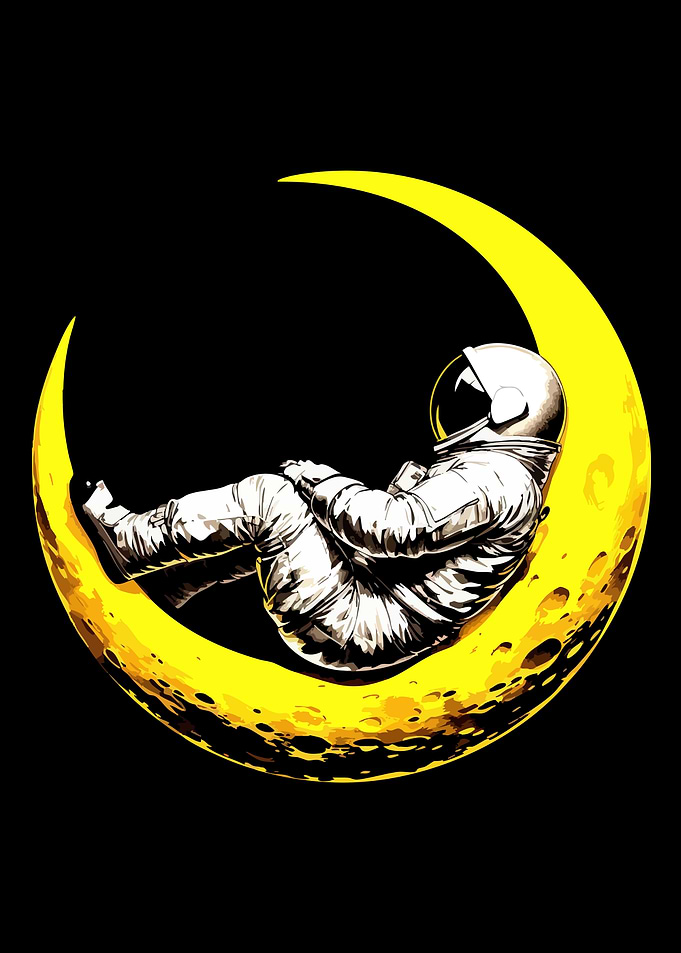 Astronaut on the Moon