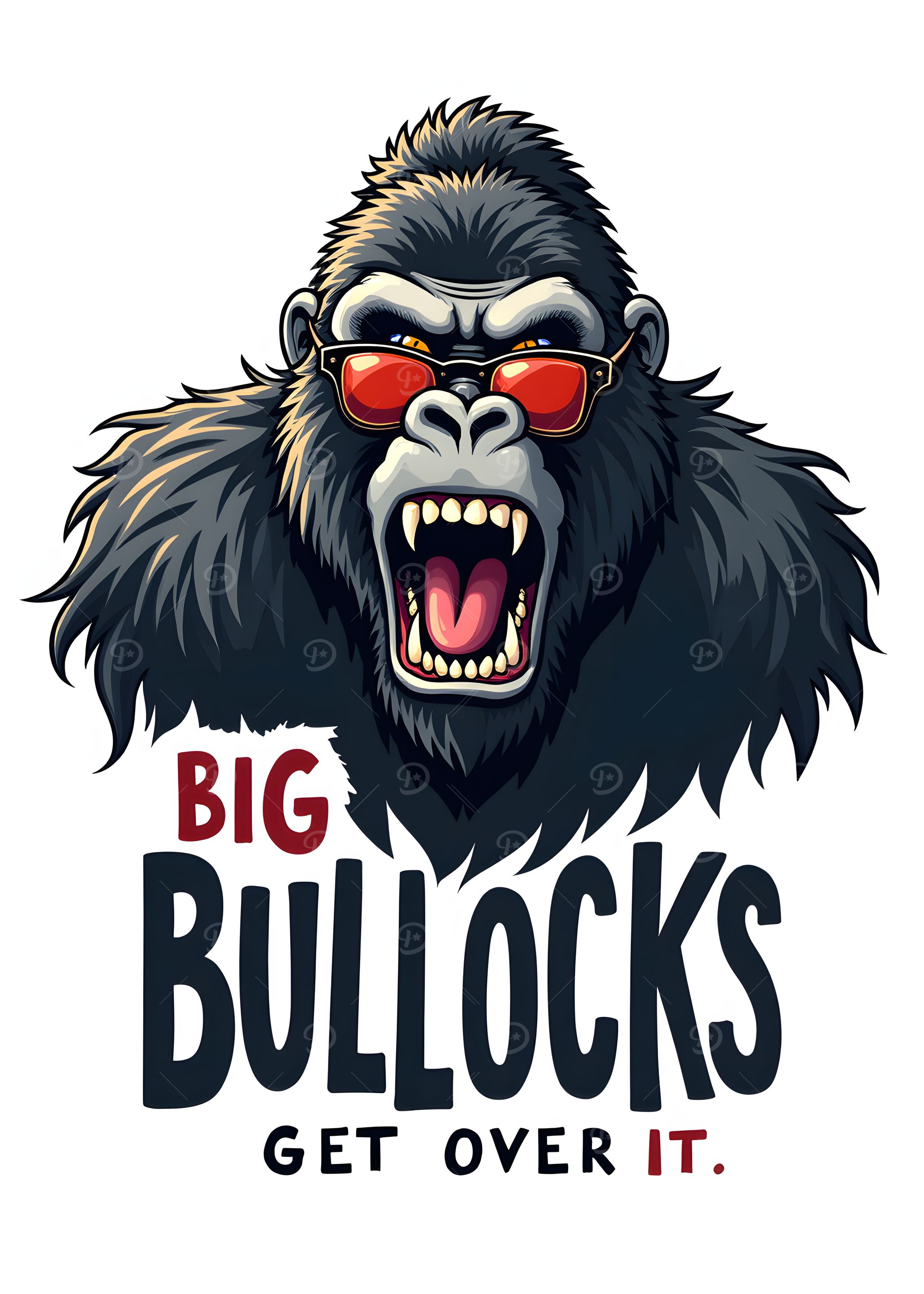 Gorilla Cartoon Big Bullocks!