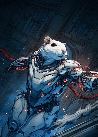Cybernetic Rat Warrior