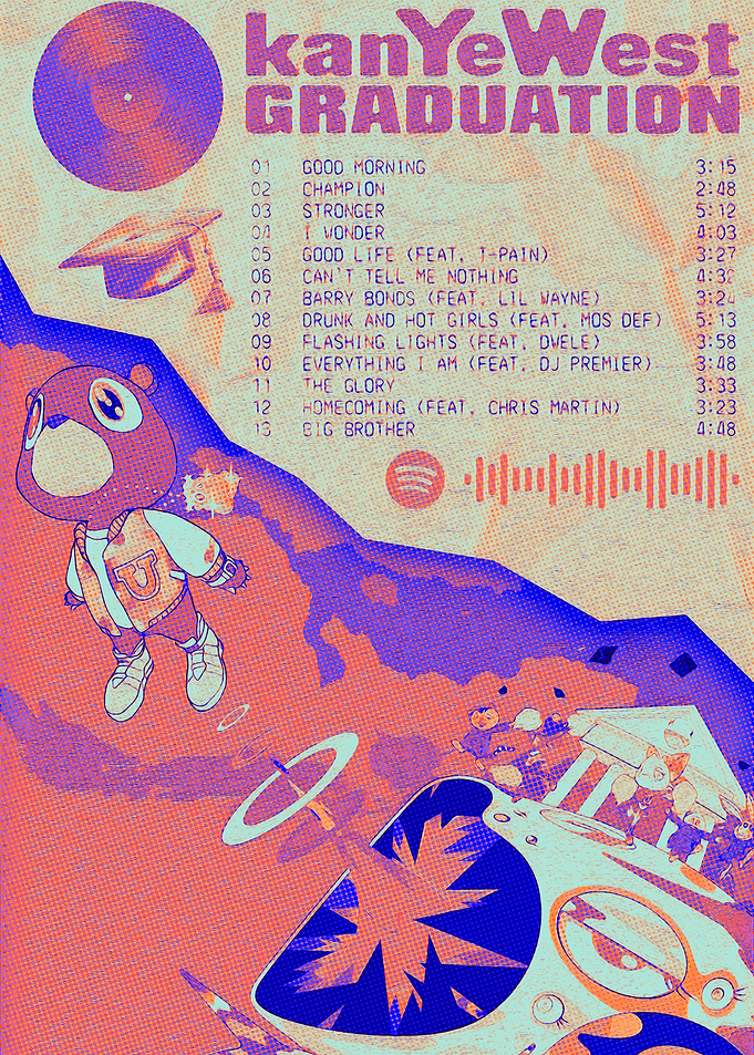 Kanye West Graduation Album Cover Art