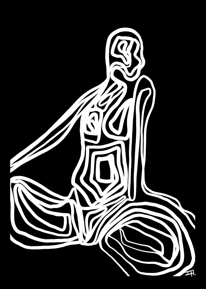 Abstract identity Line Art