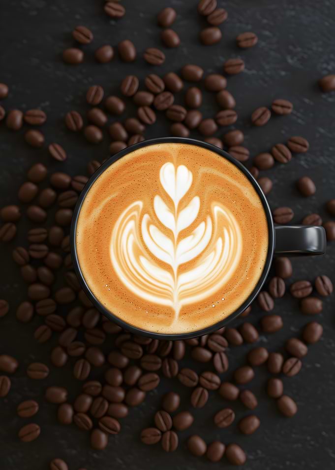 Latte Coffee Cup