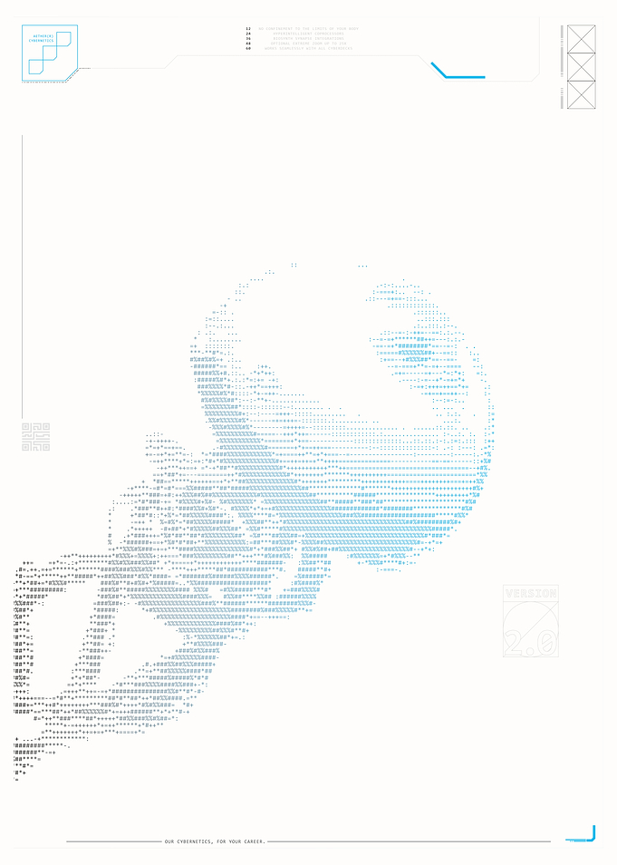CYBR ASCII Cybernetic Eye