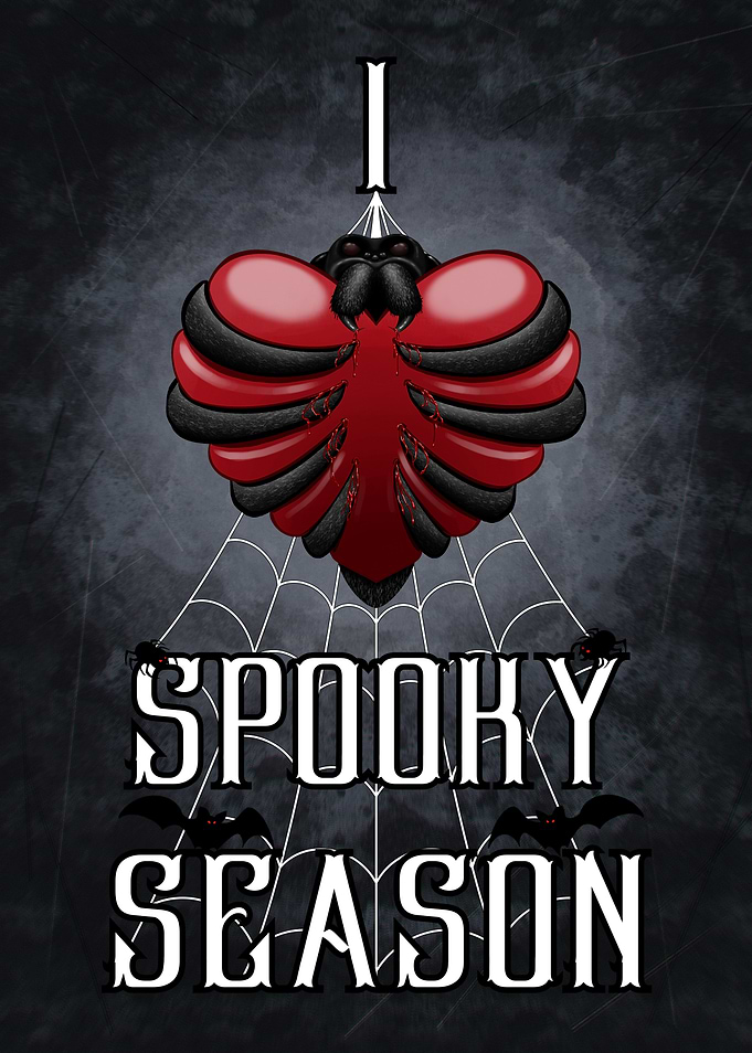 Spider Bite I Love Spooky Season Art