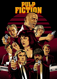 Pulp Fiction Movie Poster Art