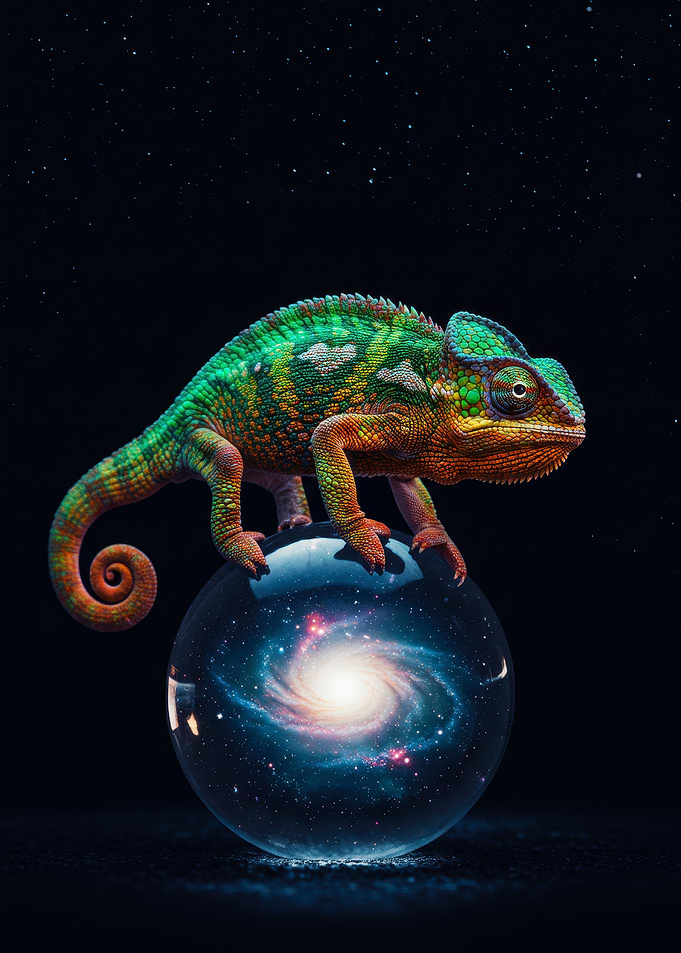 Chameleon on Galaxy Sphere