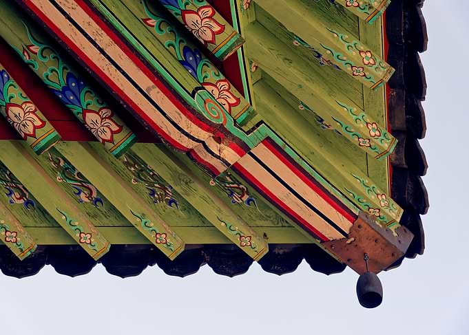 Korean Temple Roof Detail