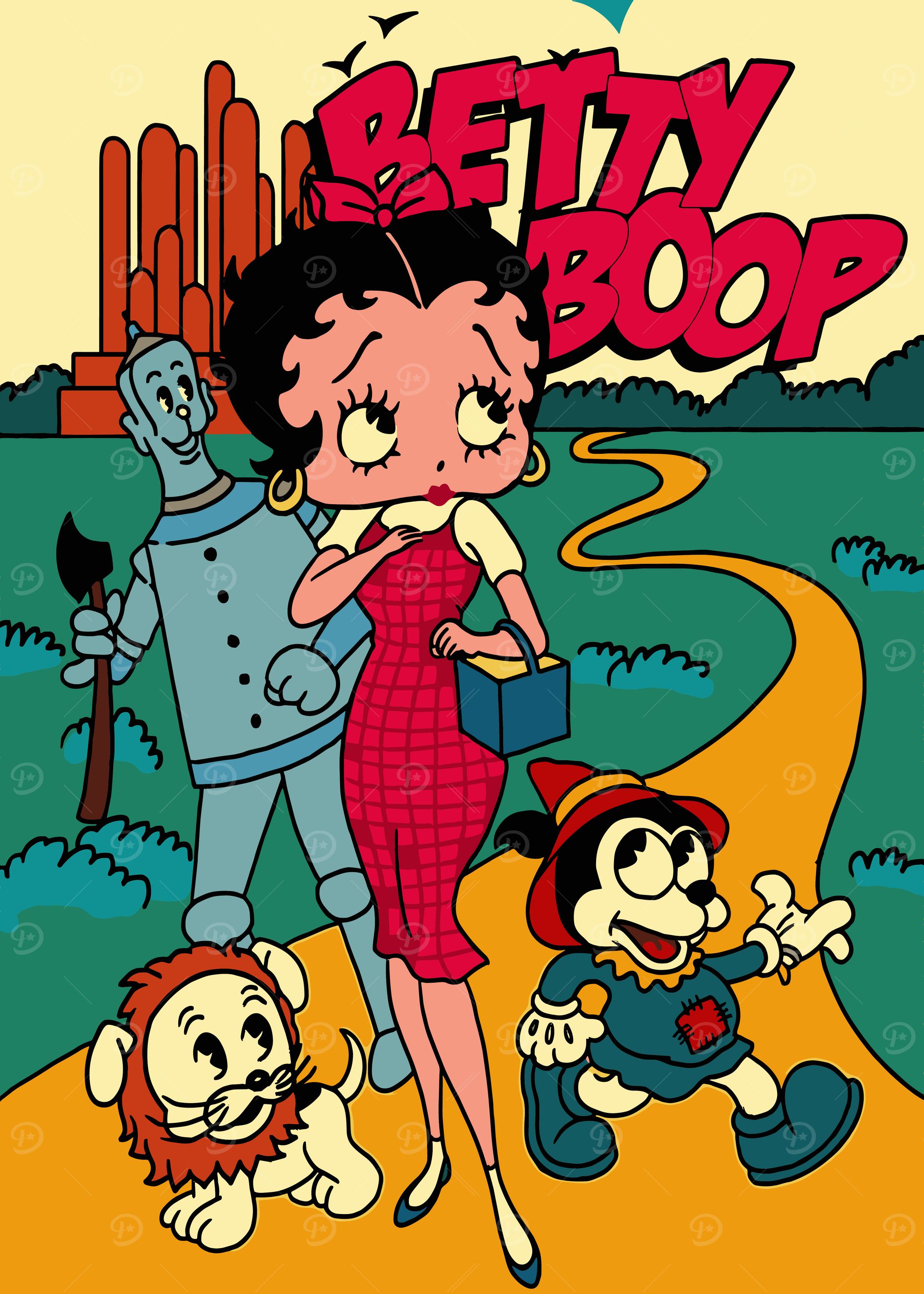 Betty Boop Wizard of Oz Parody