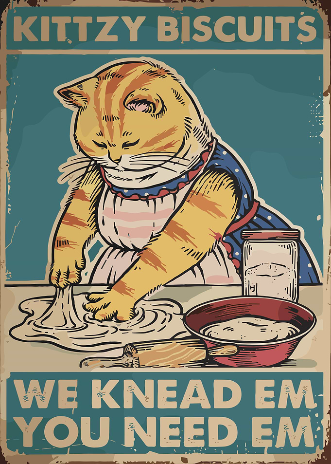 Kittzy Biscuits Vintage Style